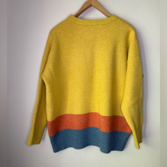 Passenger Oversized Yellow Sweater size M - Picture 2 of 3